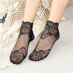 Lace Anti-Slip Short Crew Socks